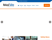 Tablet Screenshot of nationalsafetyconsulting.com
